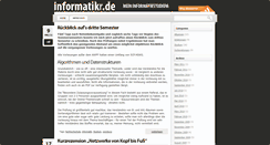 Desktop Screenshot of informatikr.de